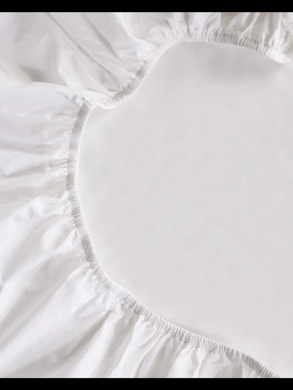 Quince Organic Crisp Percale Flat & Fitted Sheet - King, White - No Shams/Covers